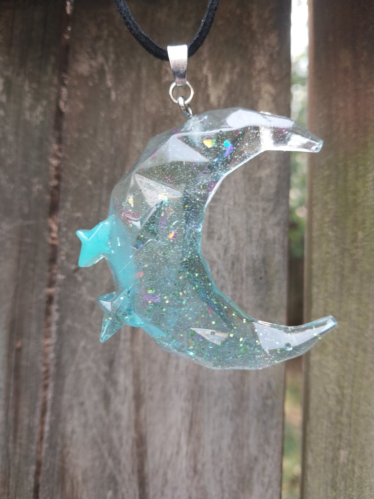 Crystal Moon Pendent
