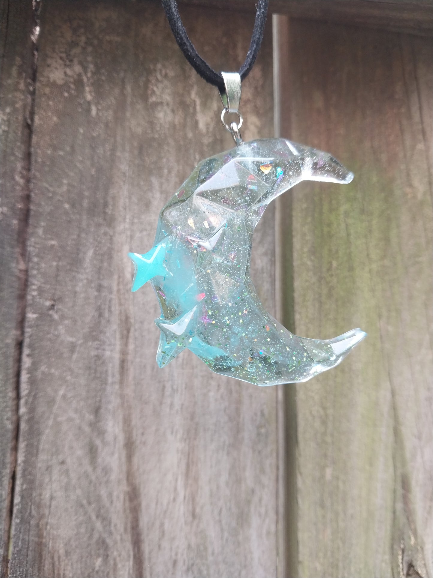 Crystal Moon Pendent