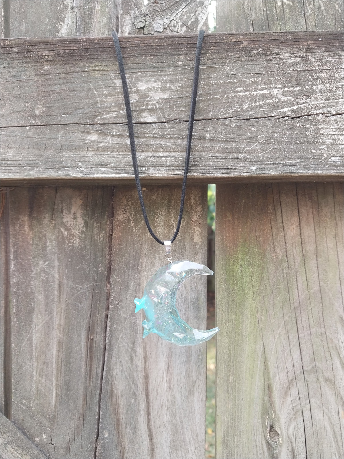 Crystal Moon Pendent
