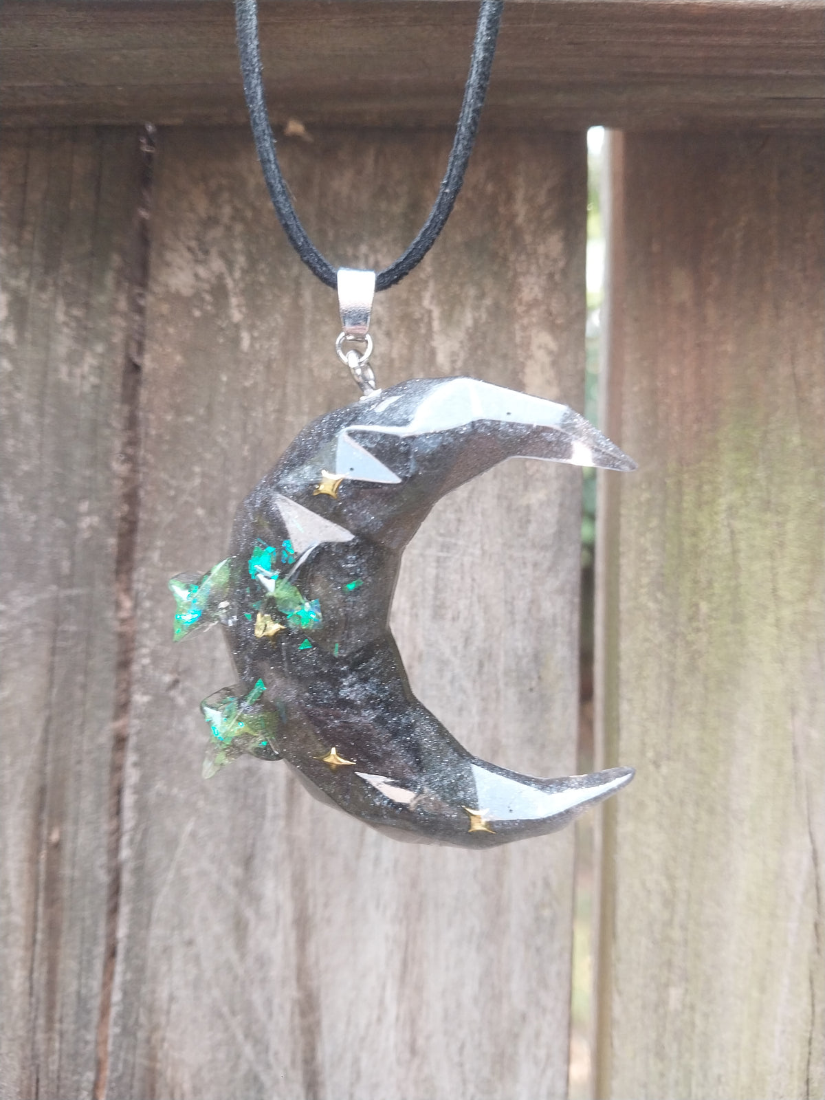 Crystal Moon Pendent