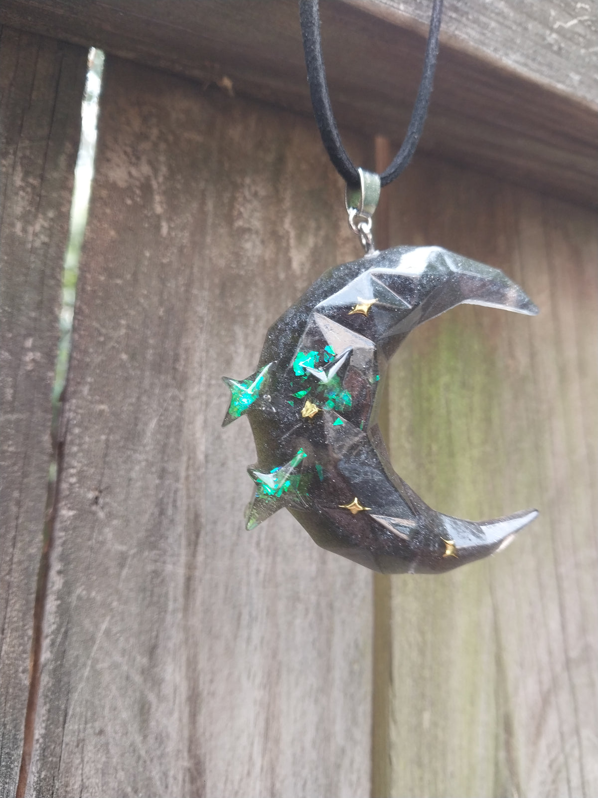 Crystal Moon Pendent