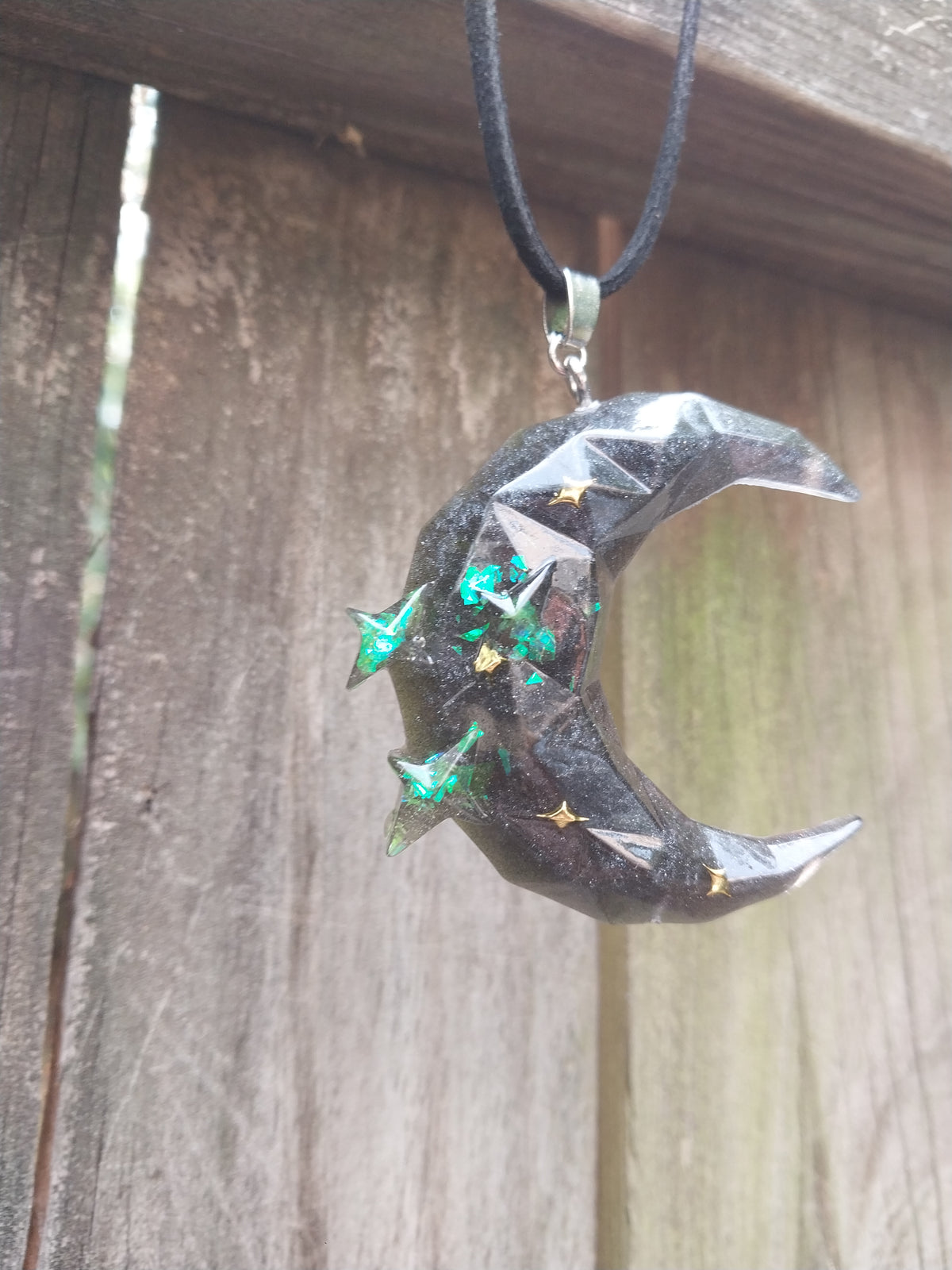 Crystal Moon Pendent