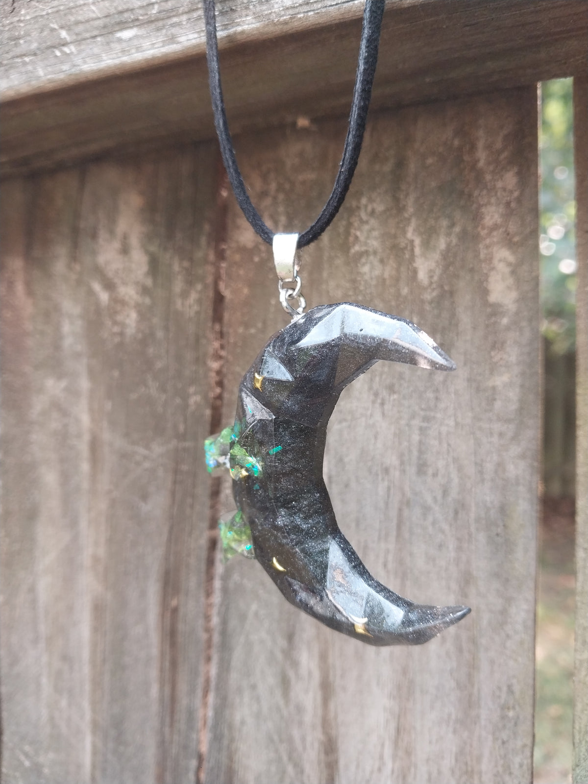 Crystal Moon Pendent