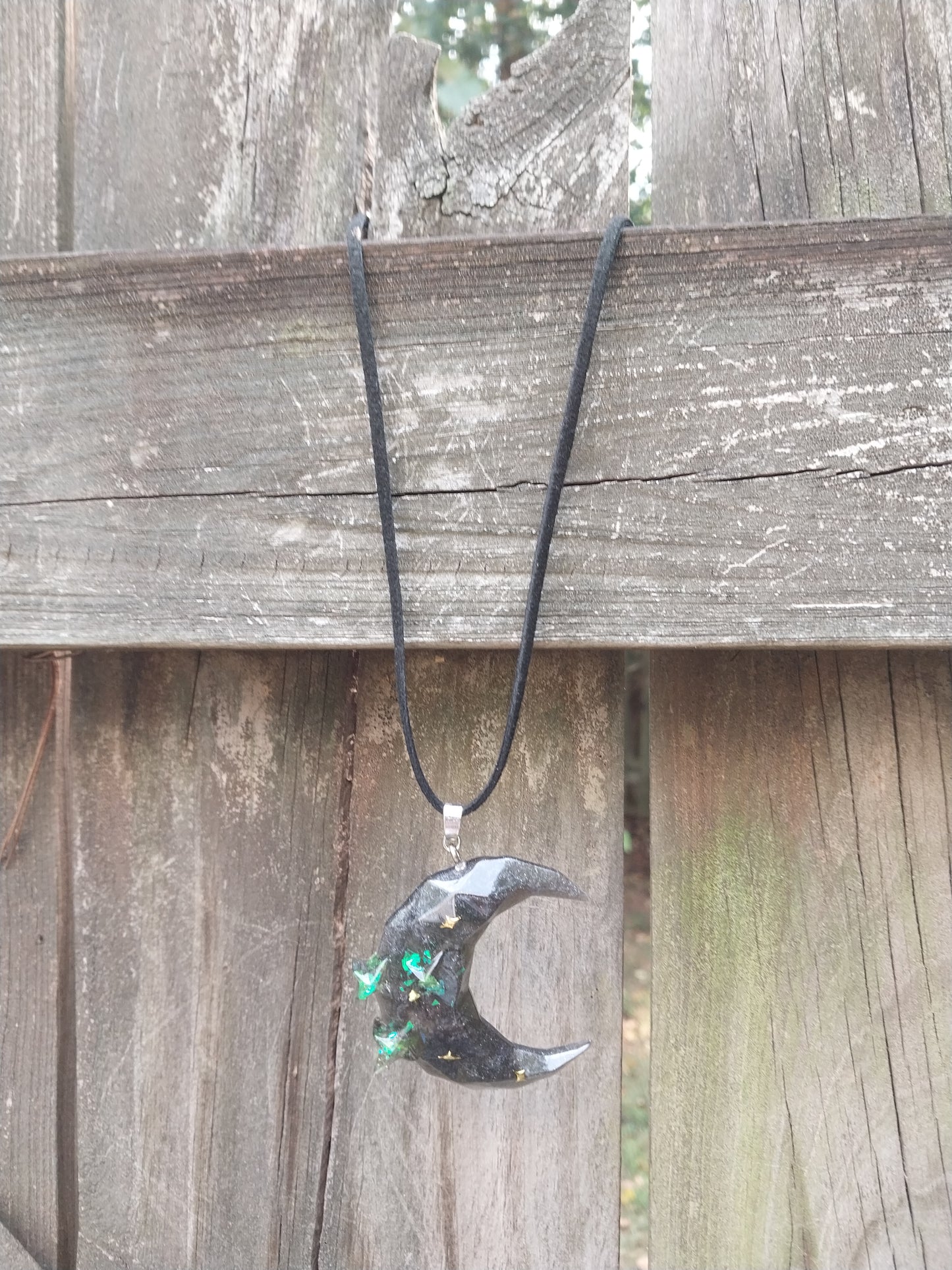 Crystal Moon Pendent