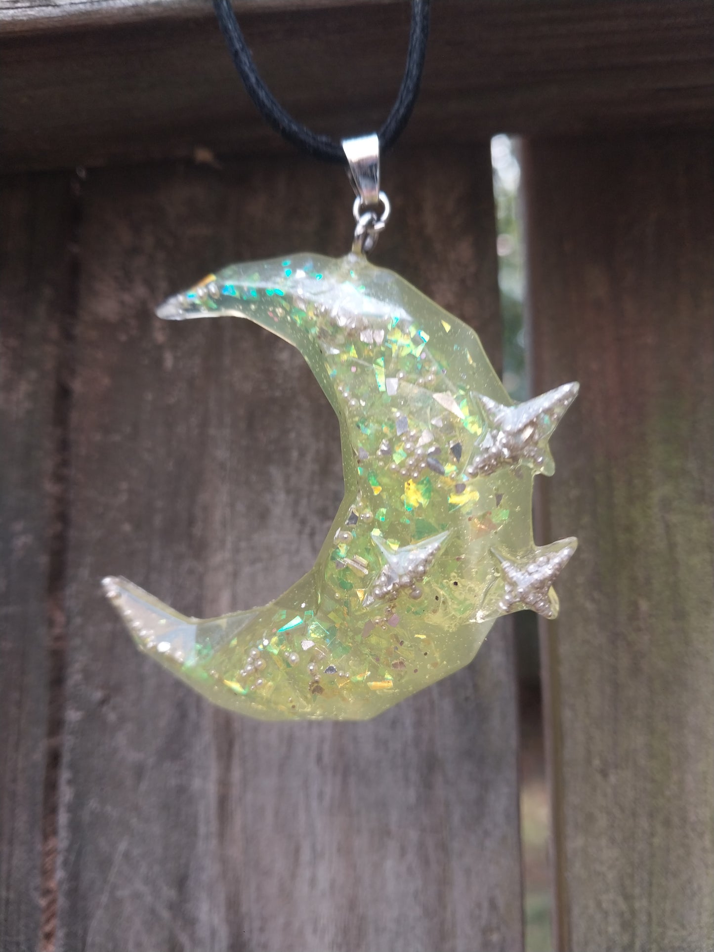 Crystal Moon Pendent