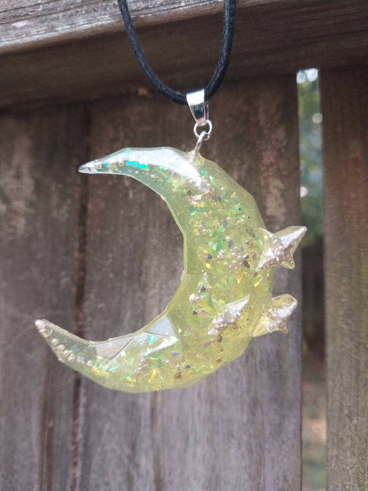 Crystal Moon Pendent