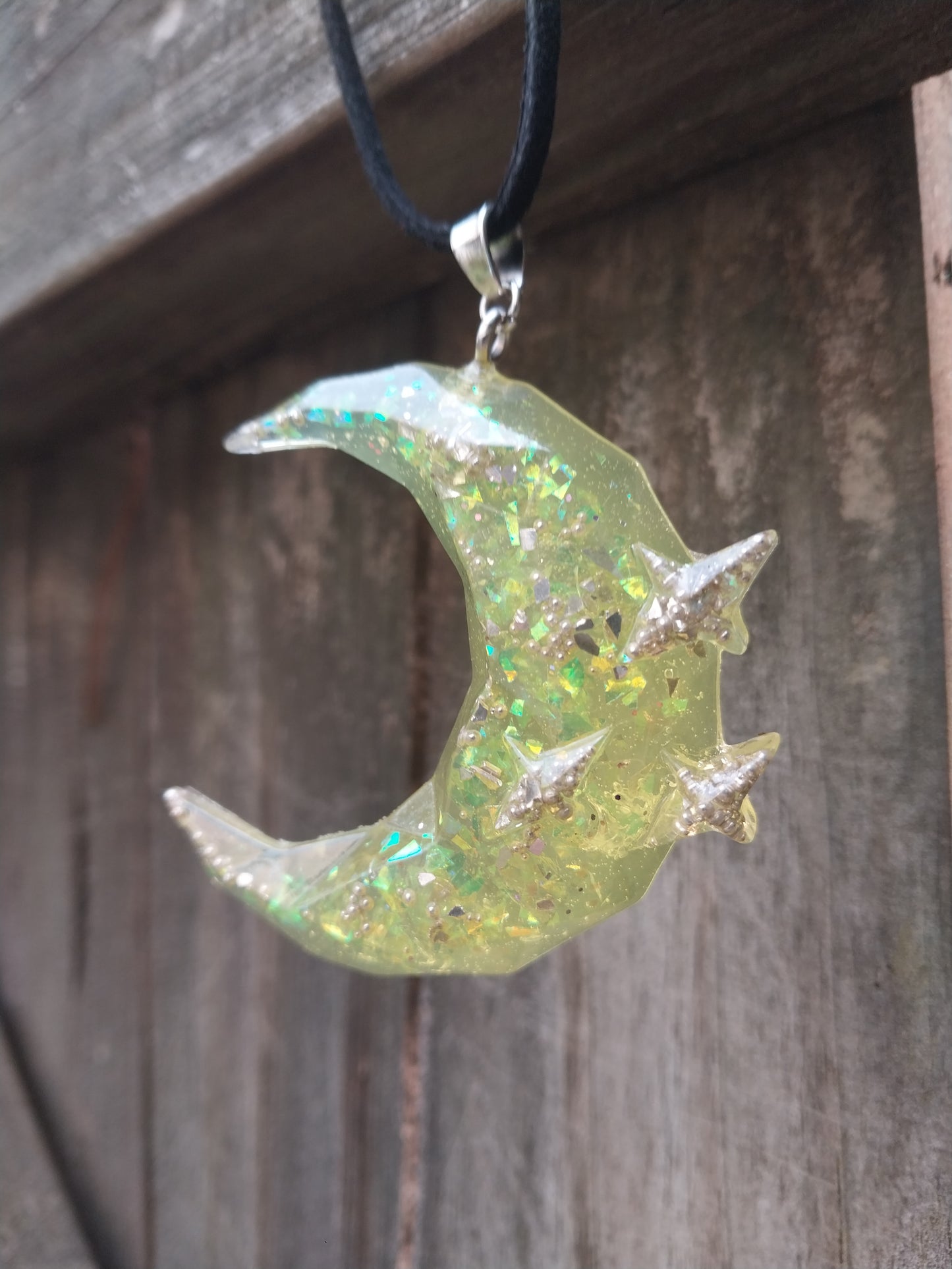 Crystal Moon Pendent