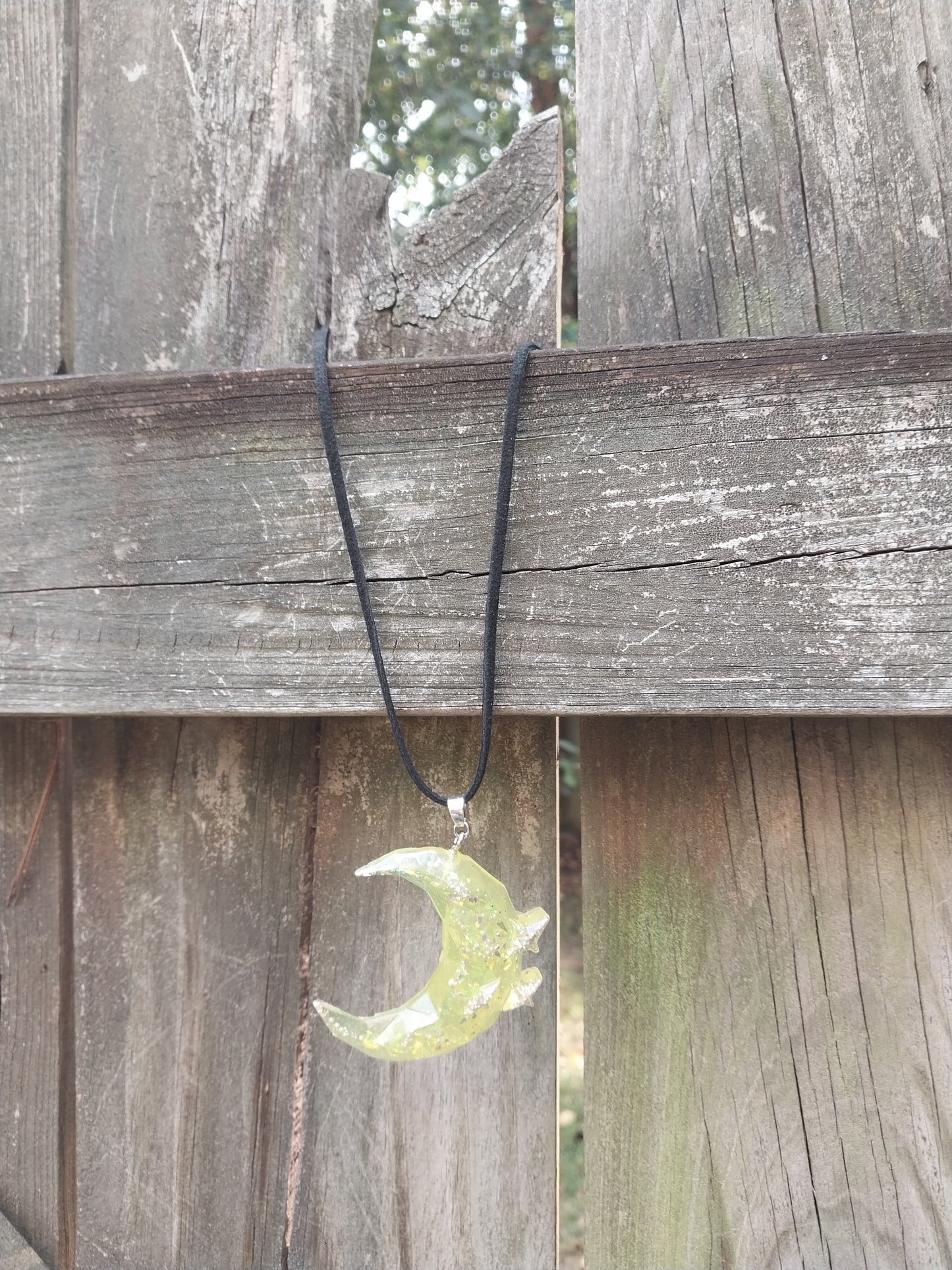 Crystal Moon Pendent