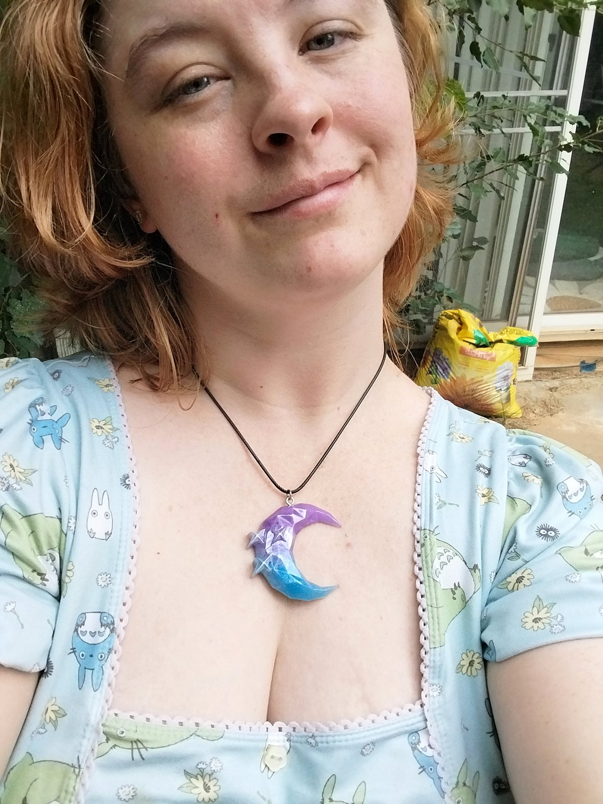 Crystal Moon Pendent