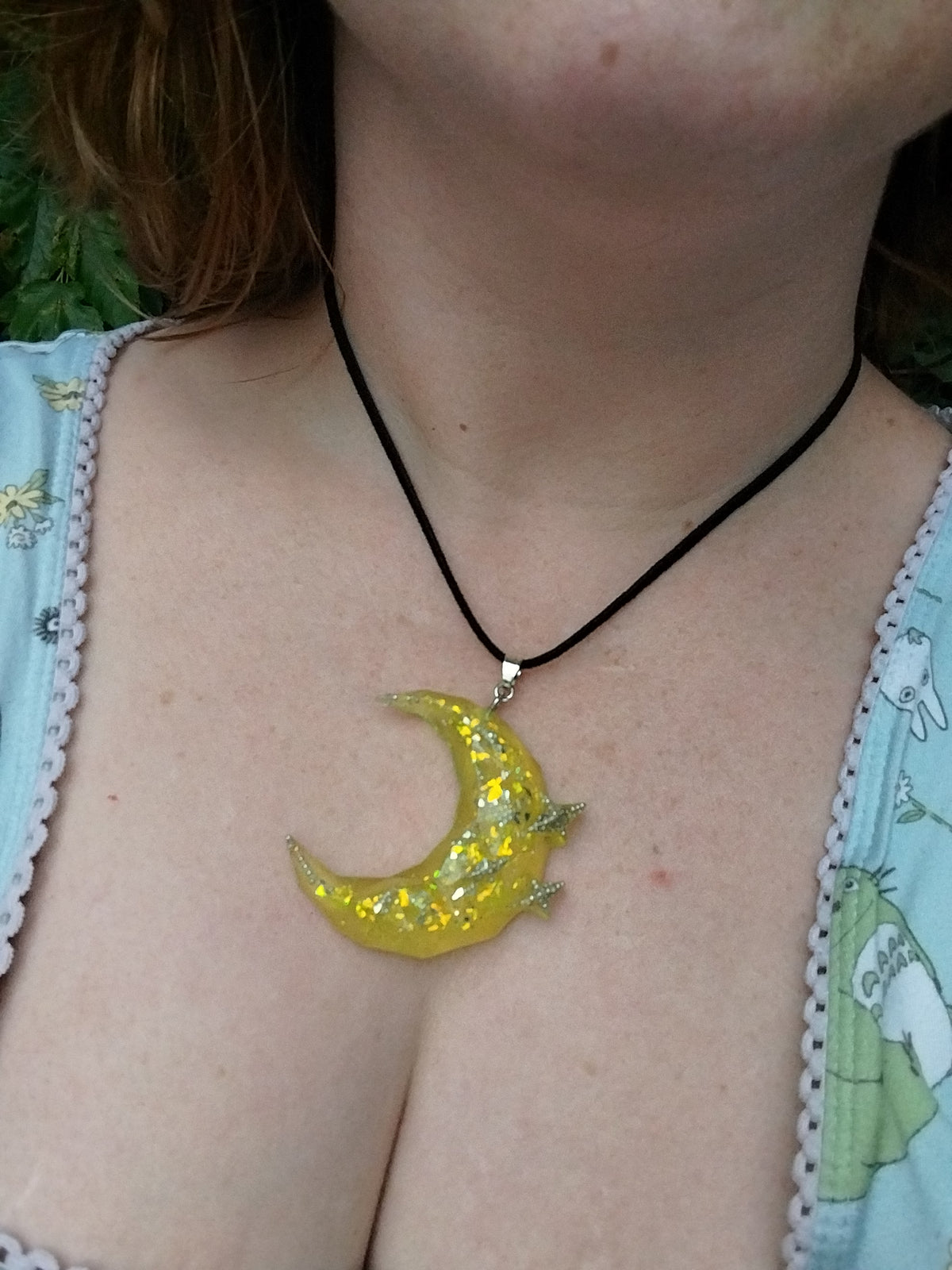 Crystal Moon Pendent