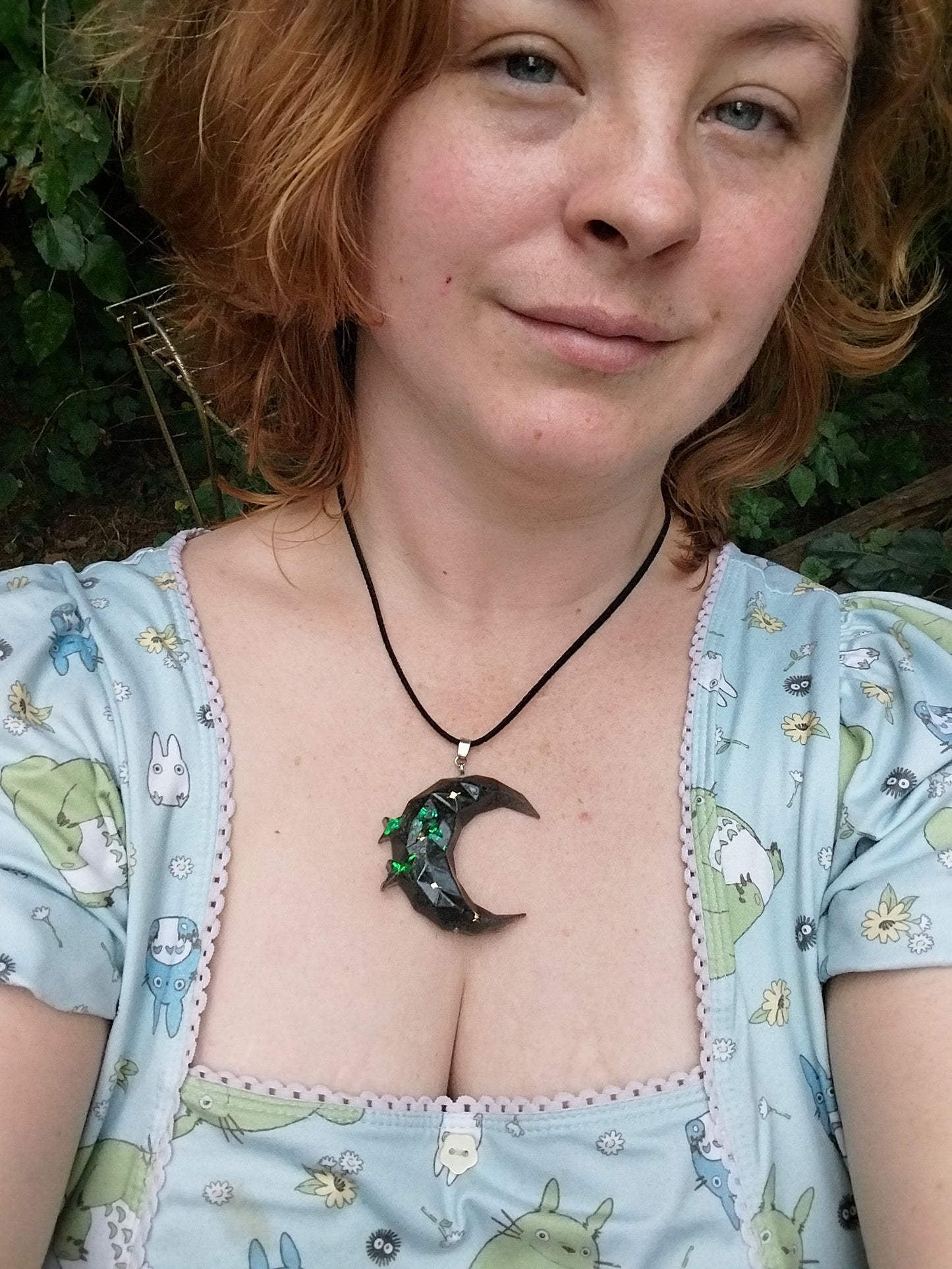 Crystal Moon Pendent