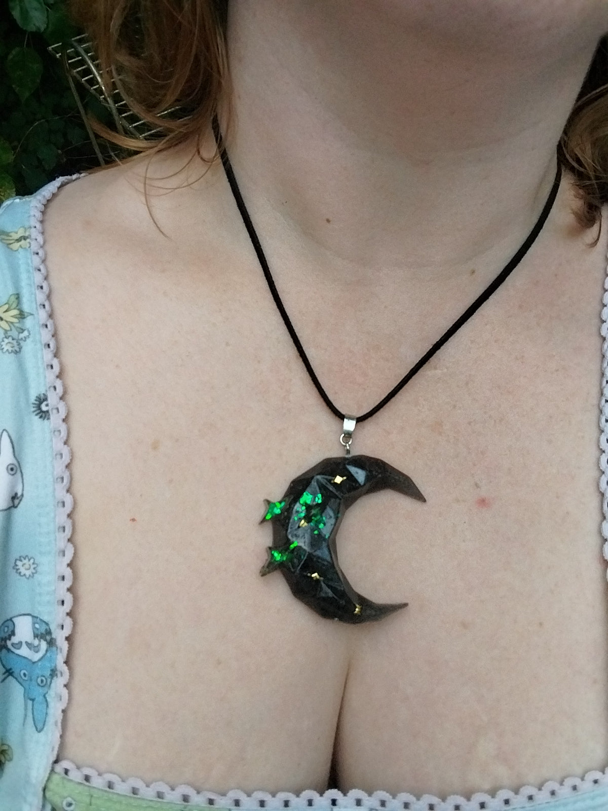 Crystal Moon Pendent