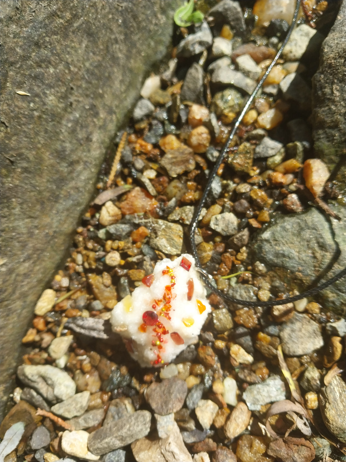 Crystal Coral Pendent