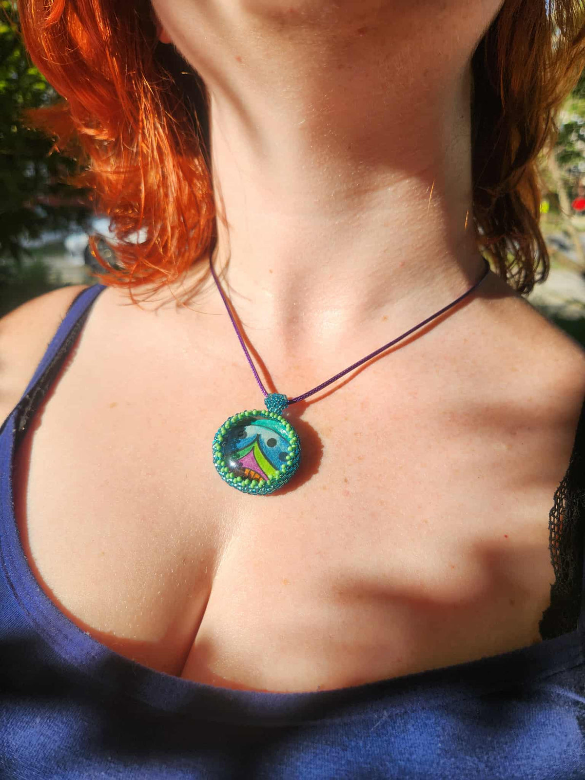 Fantasy Drawn Pendent