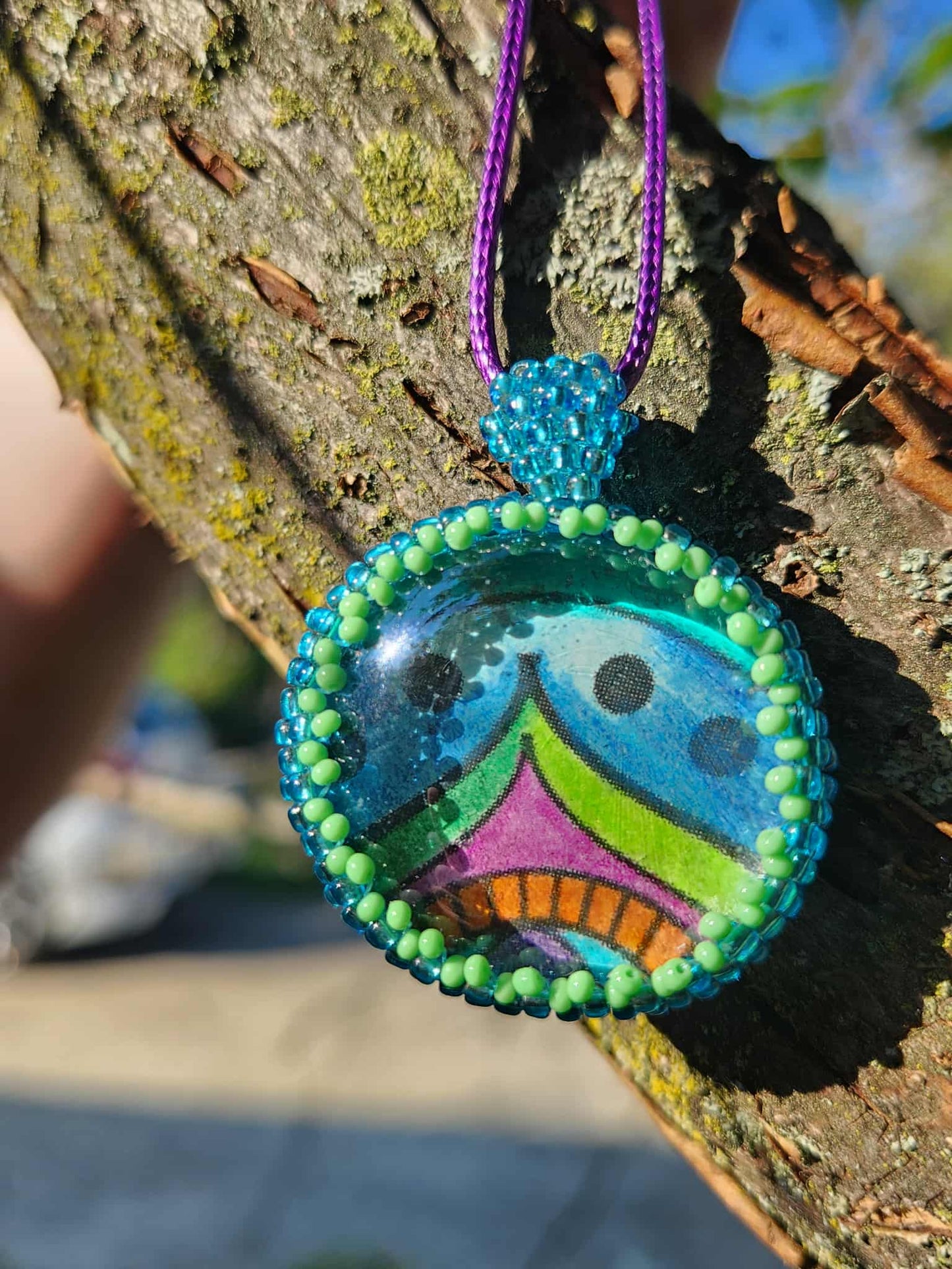 Fantasy Drawn Pendent