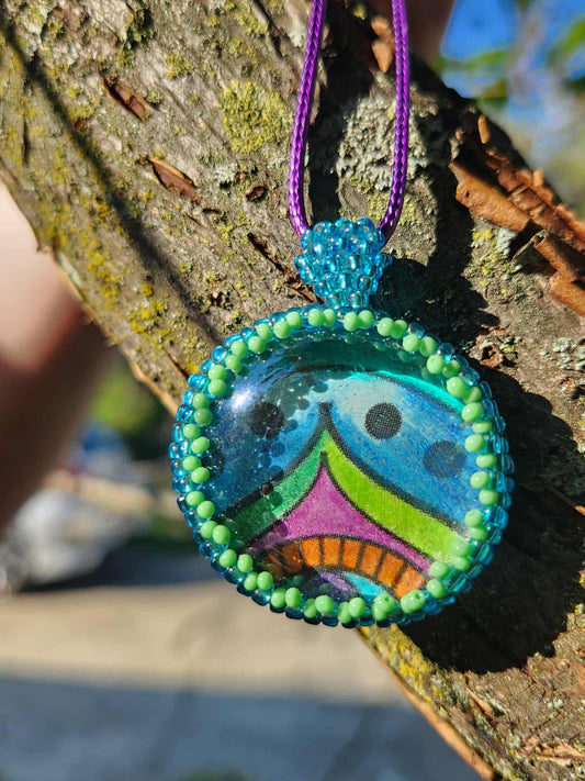 Fantasy Drawn Pendent